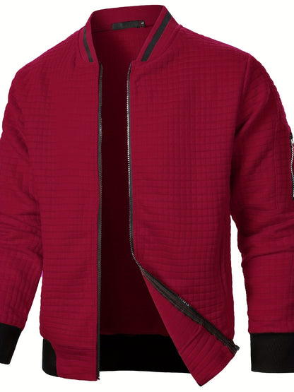 Warm Bomber Jacket for Women | Ribbed Funnel Neck Cold Weather Ready
