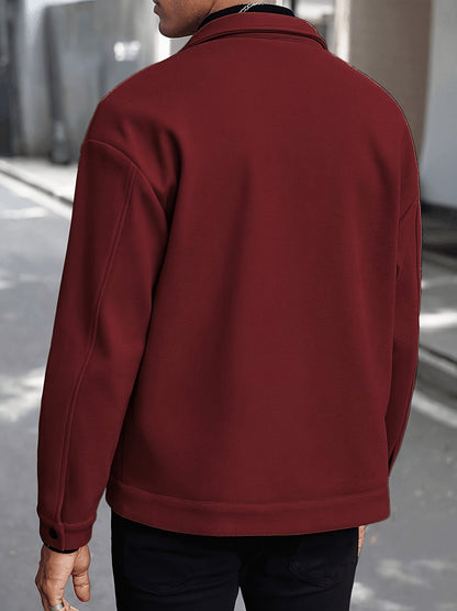 Everyday Winter Jacket for Men | Button Front Autumn Layering