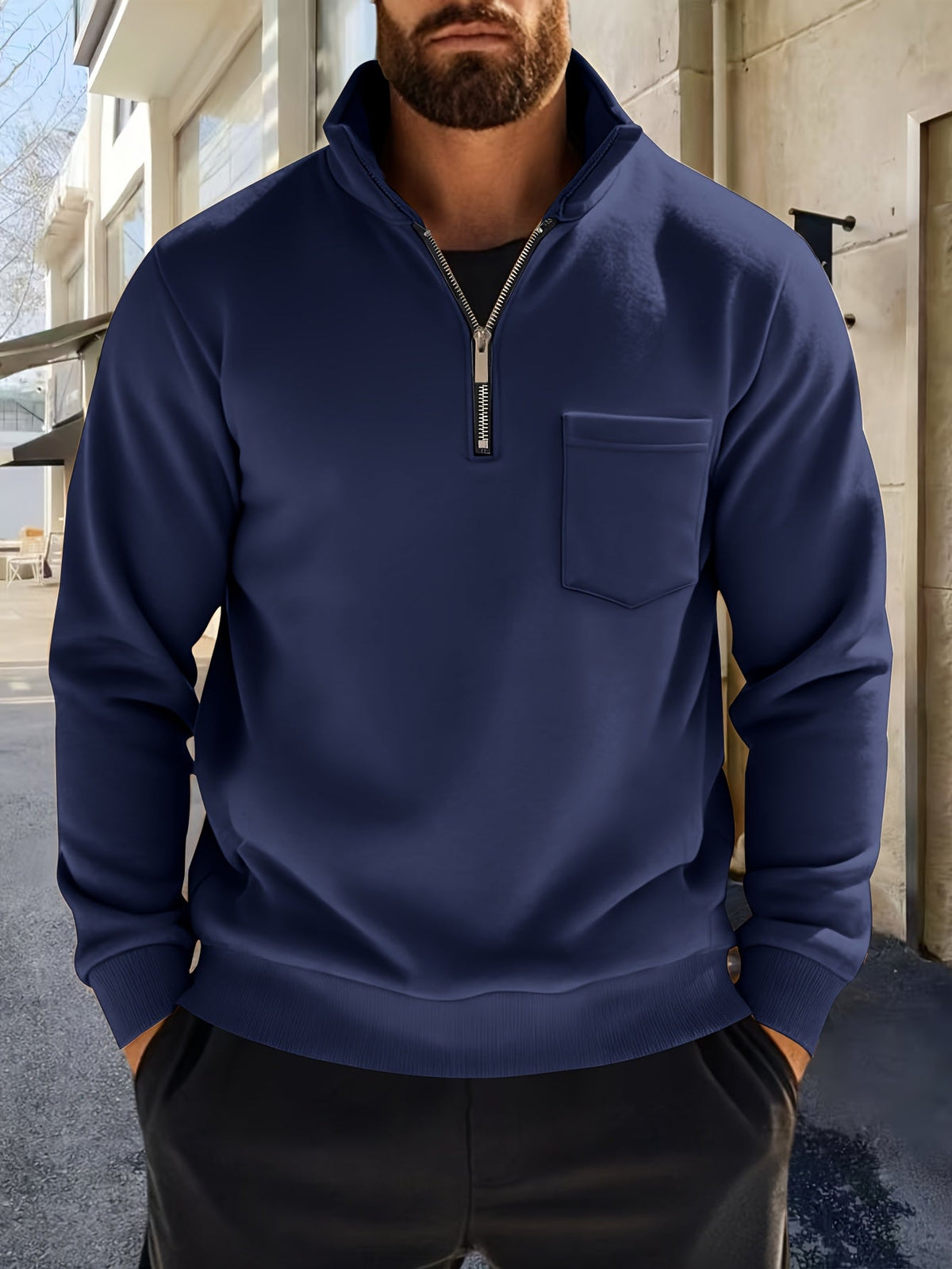 Half Zip Sweater for Women | Funnel Neck Cold Weather Ready