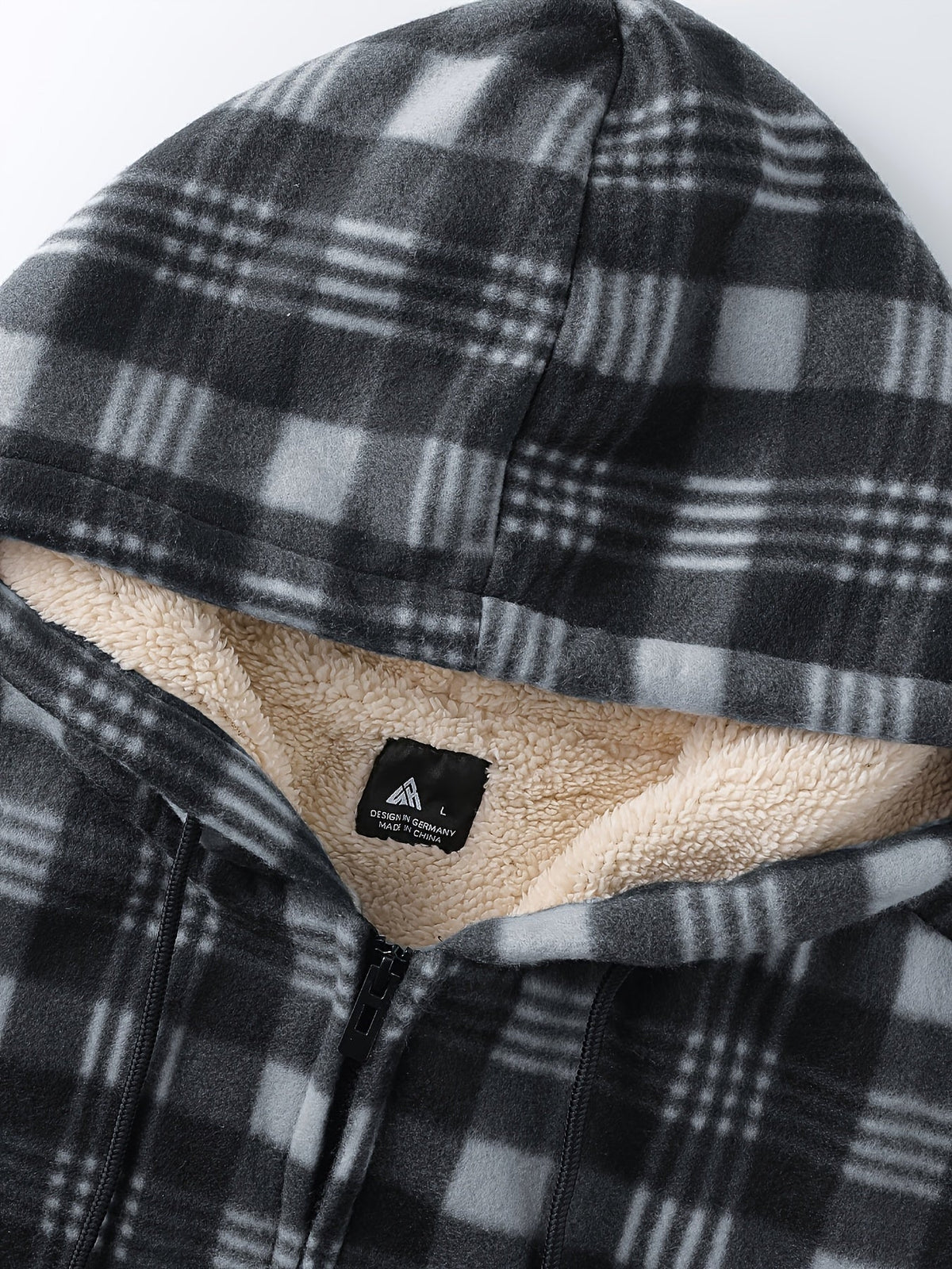 Hooded Winter Jacket for Men | Side Zip Cold Weather Ready