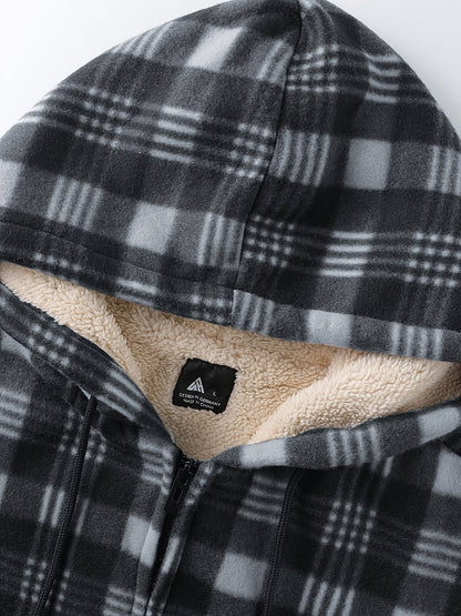 Hooded Winter Jacket for Men | Side Zip Cold Weather Ready