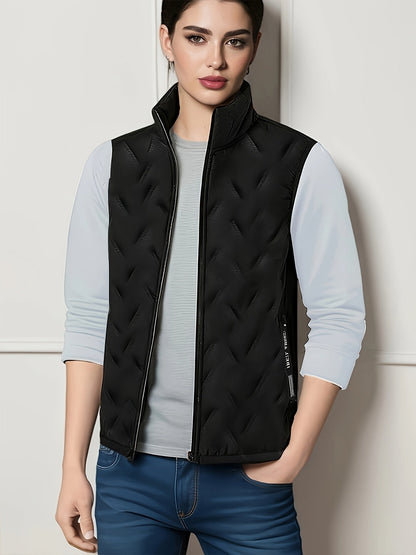 Lightweight Puffer Vest for Men | Side Zip Fleece Lined Fall & Winter 2026