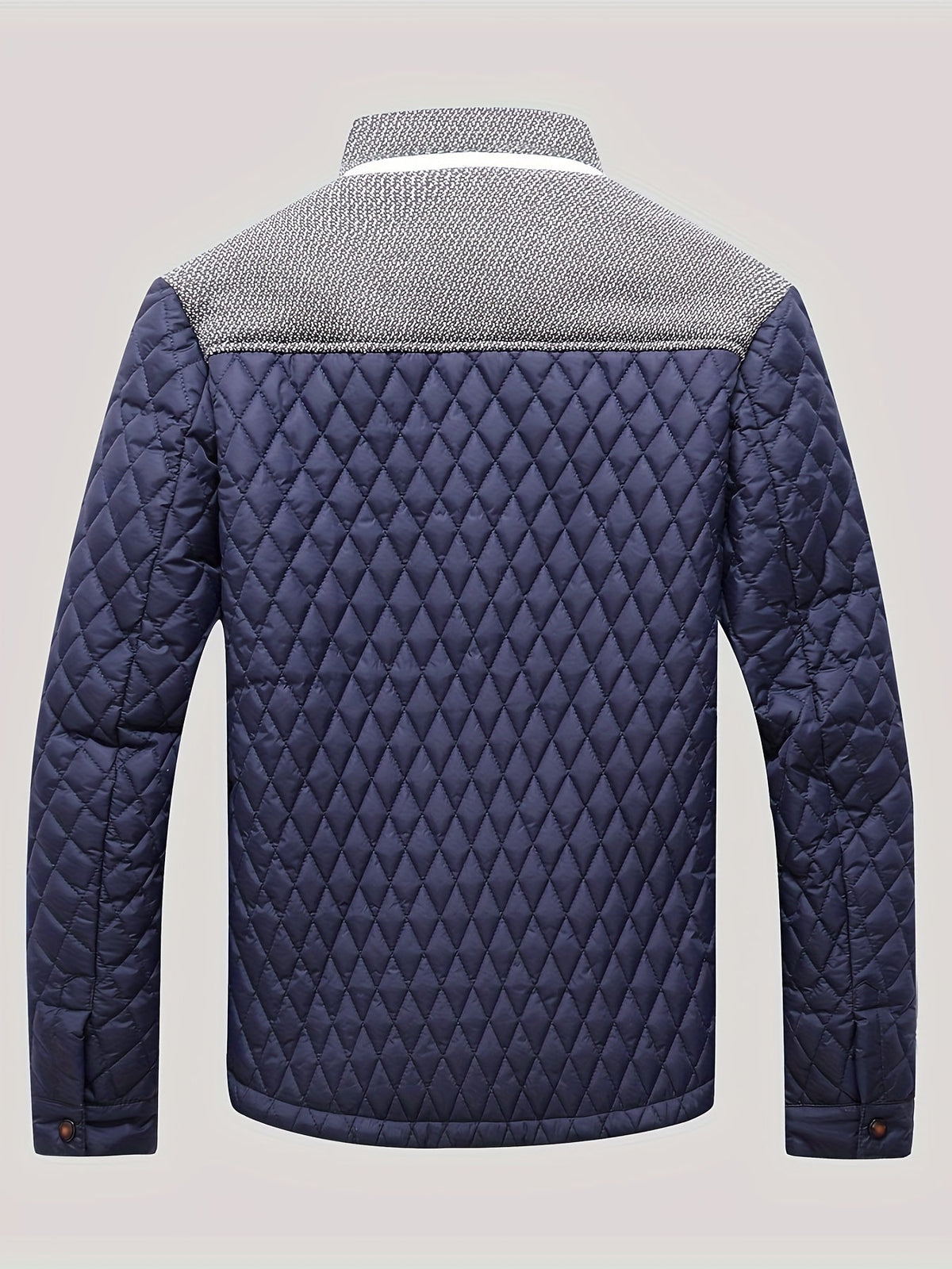 Lightweight Quilted Jacket for Men | Button Front Warm Winter Layer