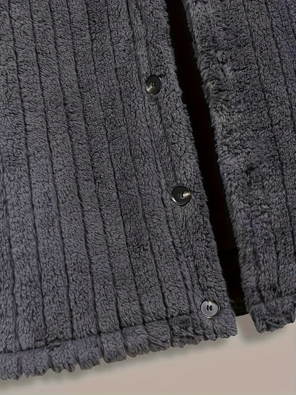Insulated Winter Jacket for Men | Button Front Autumn Layering