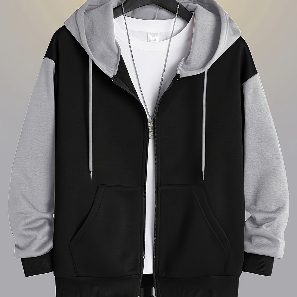 Hooded Hoodie for Men | Side Zip Warm Winter Layer