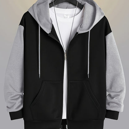 Hooded Hoodie for Men | Side Zip Warm Winter Layer