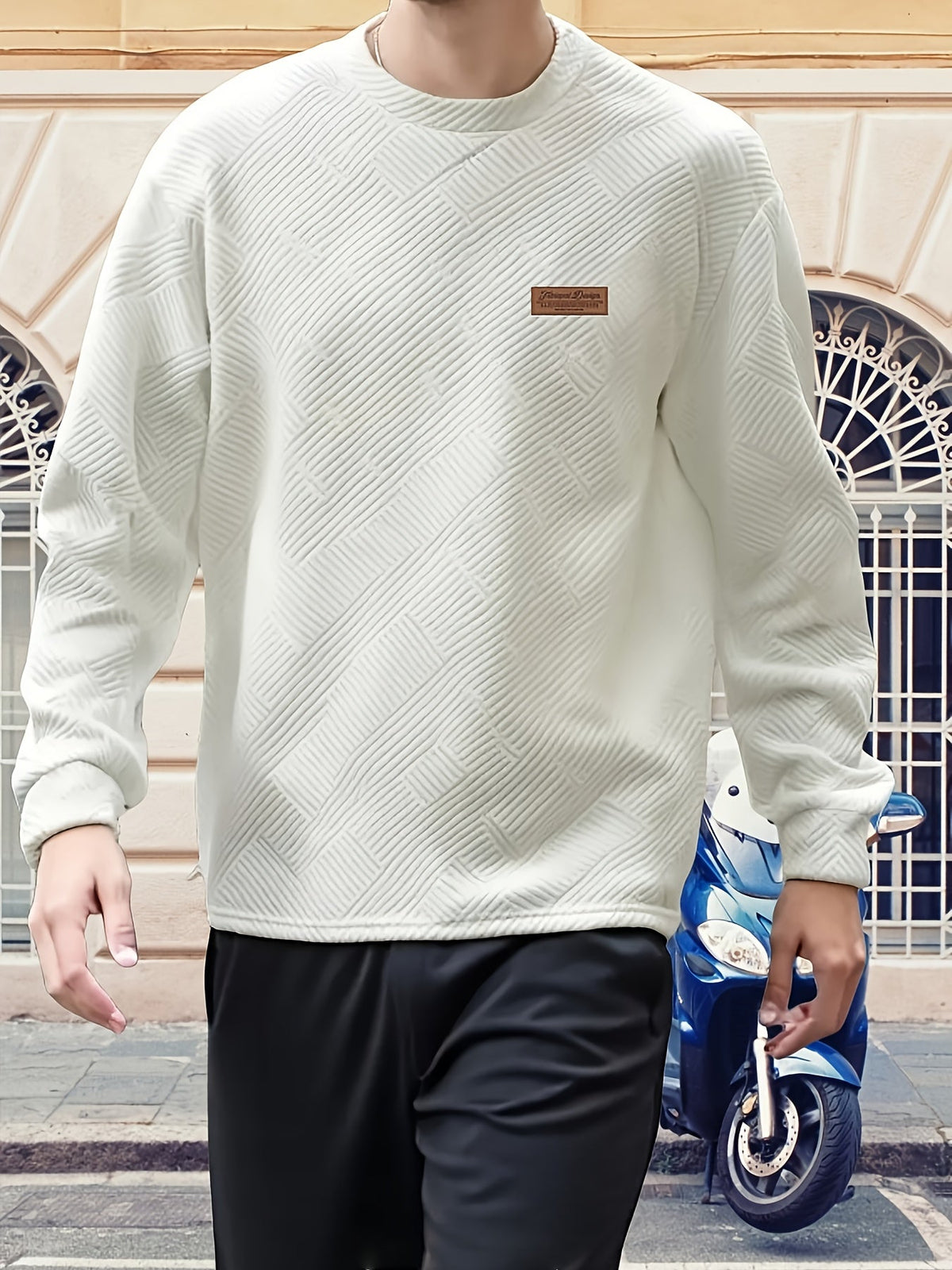 Warm Sweatshirt for Men | Crew Neck Cosy Winter Style