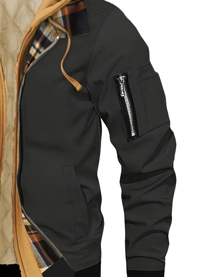 Hooded Winter Jacket for Women | Side Zip Ribbed Autumn Layering