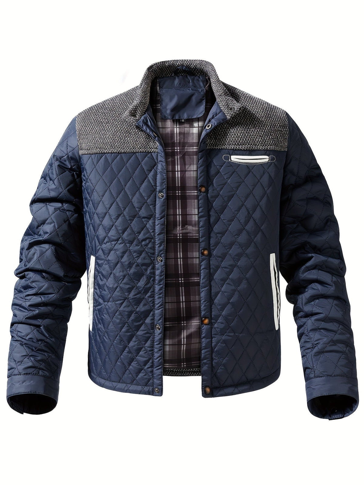 Quilted Puffer Jacket for Women | Funnel Neck Insulated Warm Winter Layer