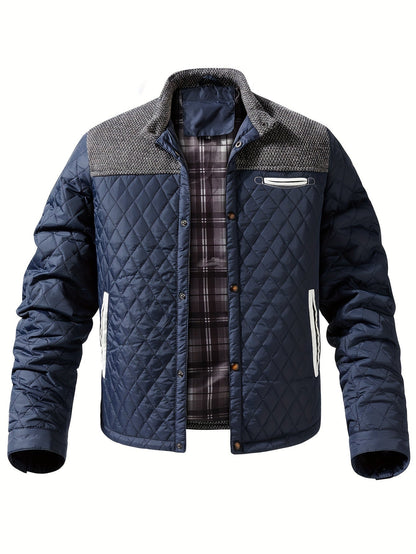 Quilted Puffer Jacket for Women | Funnel Neck Insulated Warm Winter Layer