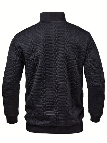 Cosy Sweater for Women | Button Front Funnel Neck Cold Weather Ready