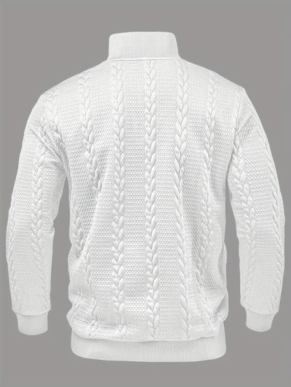 Cosy Sweater for Women | Button Front Funnel Neck Cold Weather Ready