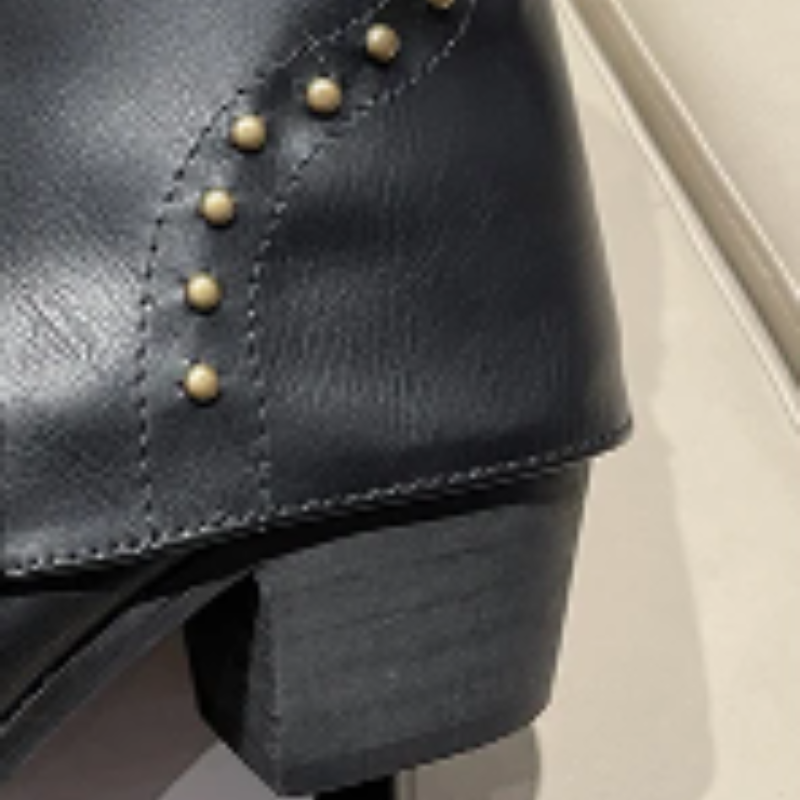 Warm Ankle Boots for Women | Studded Flat Fall Booties