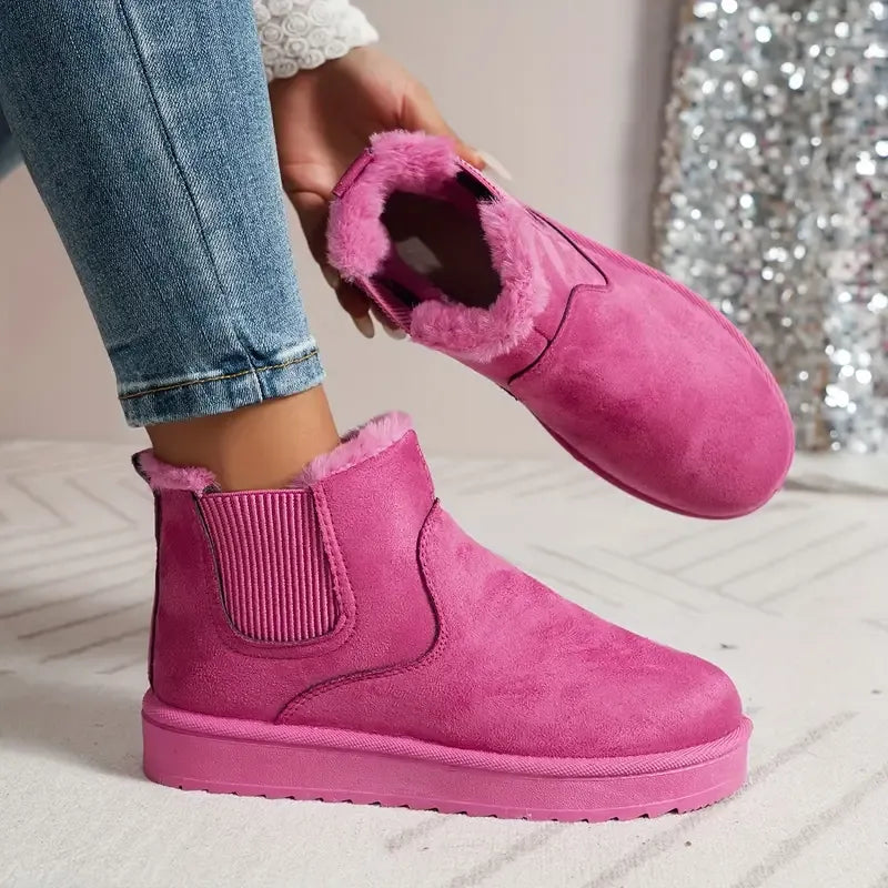 Warm Ankle Boots for Women | Stretch Fall Booties