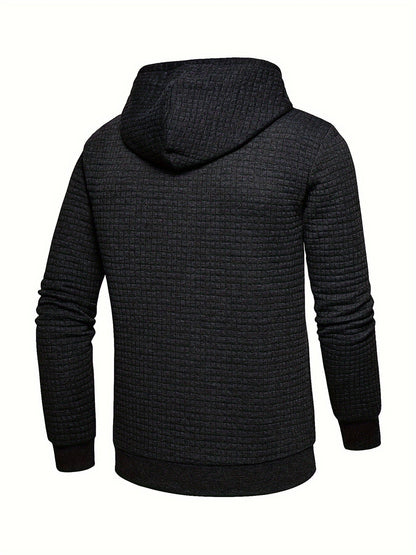 Oversized Hoodie for Men | Hooded Ribbed Autumn Layering