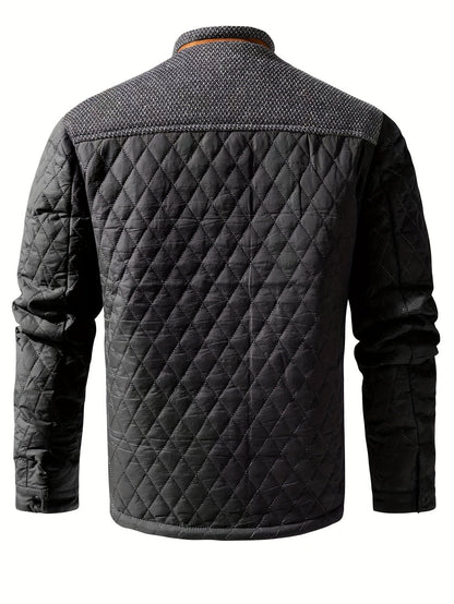 Quilted Puffer Jacket for Women | Funnel Neck Insulated Warm Winter Layer