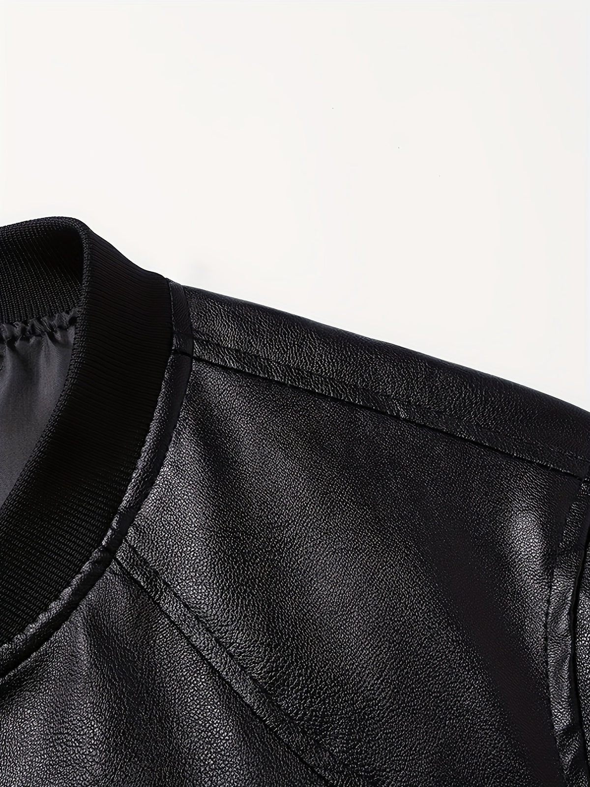 Warm Bomber Jacket for Men | Side Zip Ribbed Autumn Layering