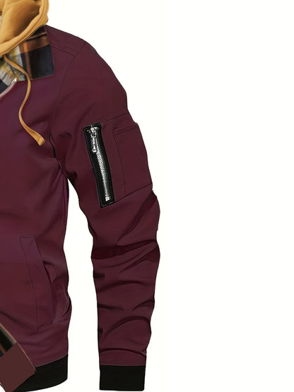 Hooded Winter Jacket for Women | Side Zip Ribbed Autumn Layering