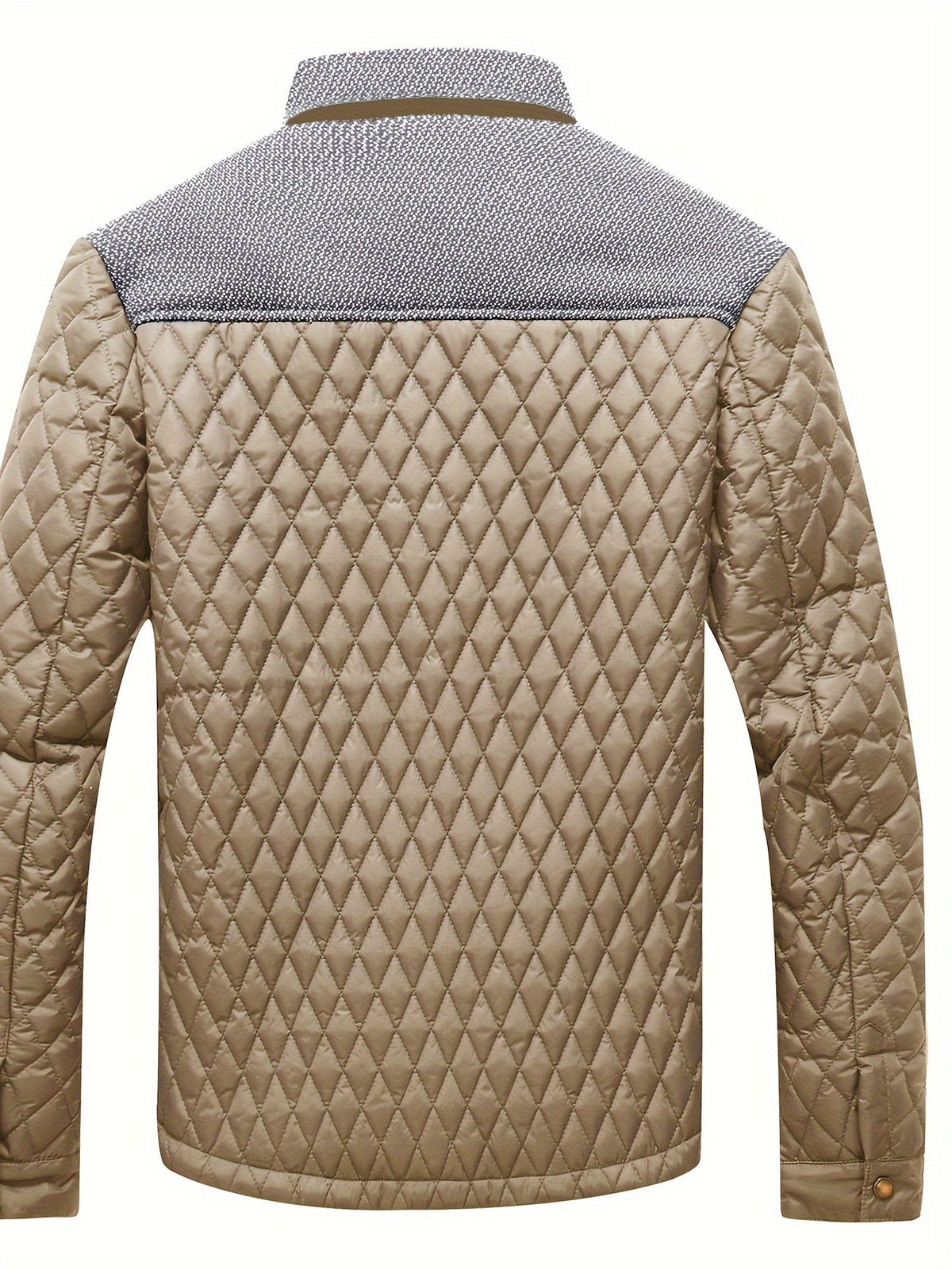 Lightweight Quilted Jacket for Men | Button Front Warm Winter Layer