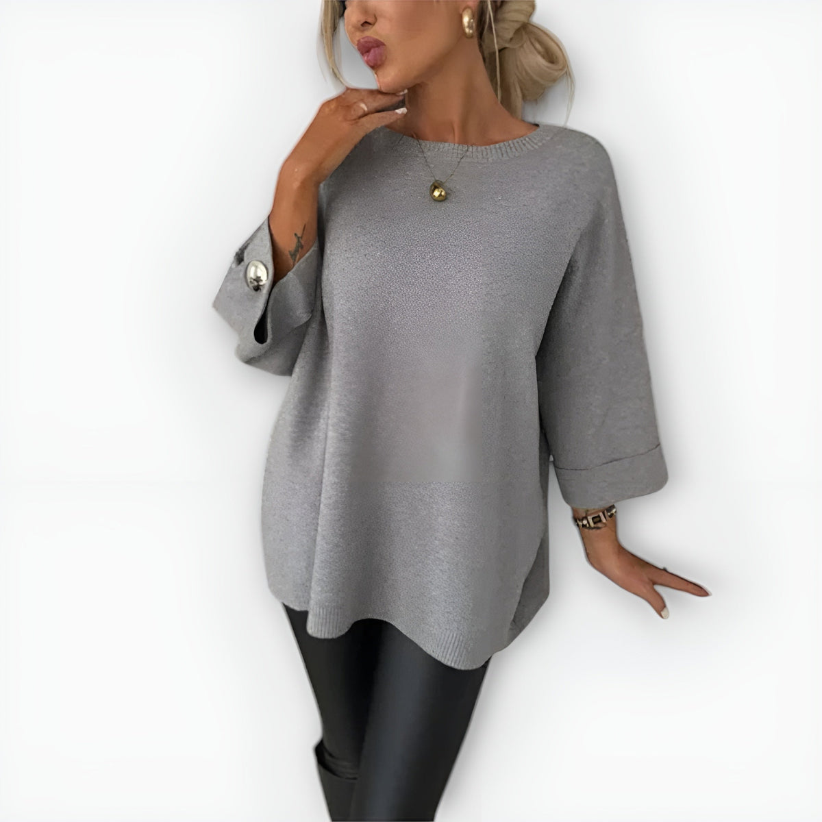 Oversized Sweater for Women | Button Front Fall & Winter 2026