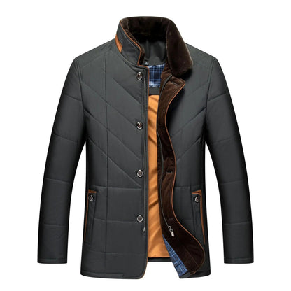 Lightweight Quilted Jacket for Men | Side Zip Cold Weather Ready