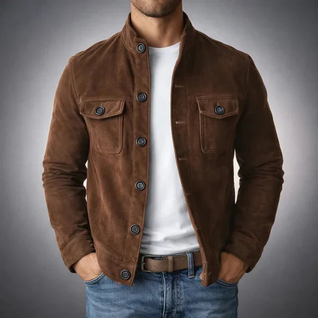 Suede Winter Jacket for Women | Autumn Layering