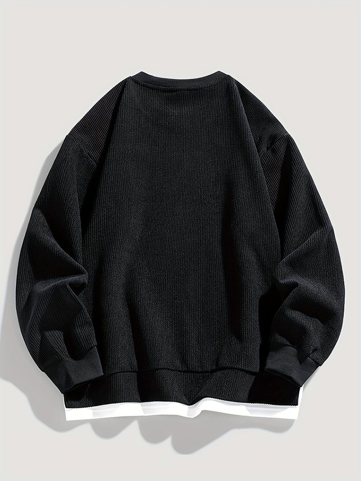 Oversized Sweatshirt for Men | Pull On Ribbed Fall & Winter 2026