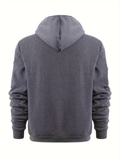 Hooded Hoodie for Women | Drawstring Full Zip Autumn Layering