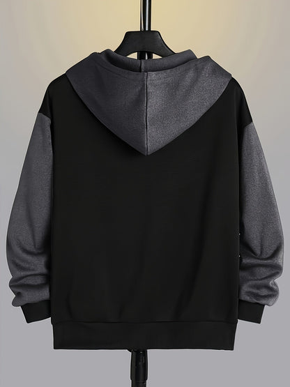 Hooded Hoodie for Men | Side Zip Warm Winter Layer