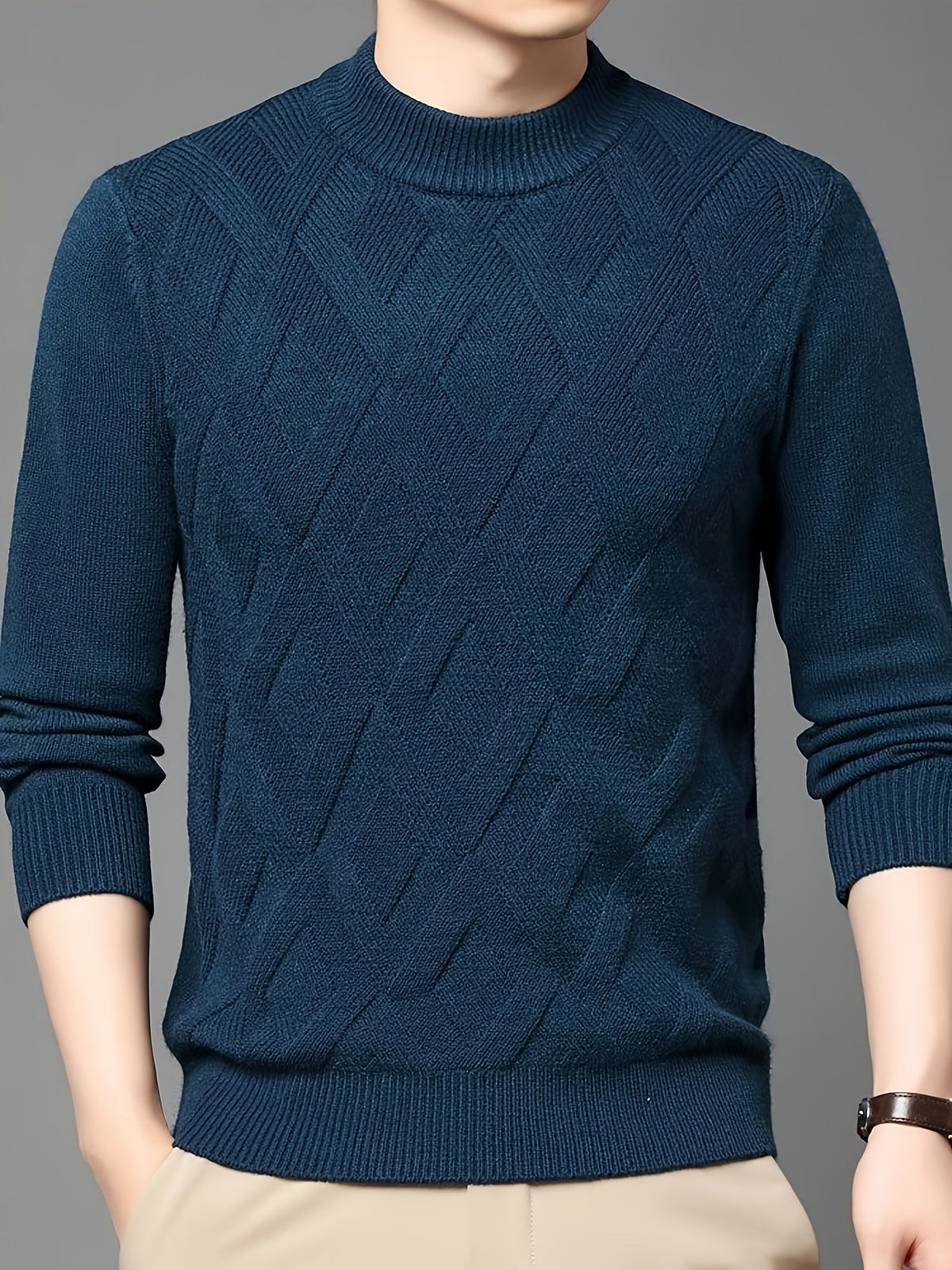 Everyday Sweater for Men | Ribbed Lightweight Autumn Layering