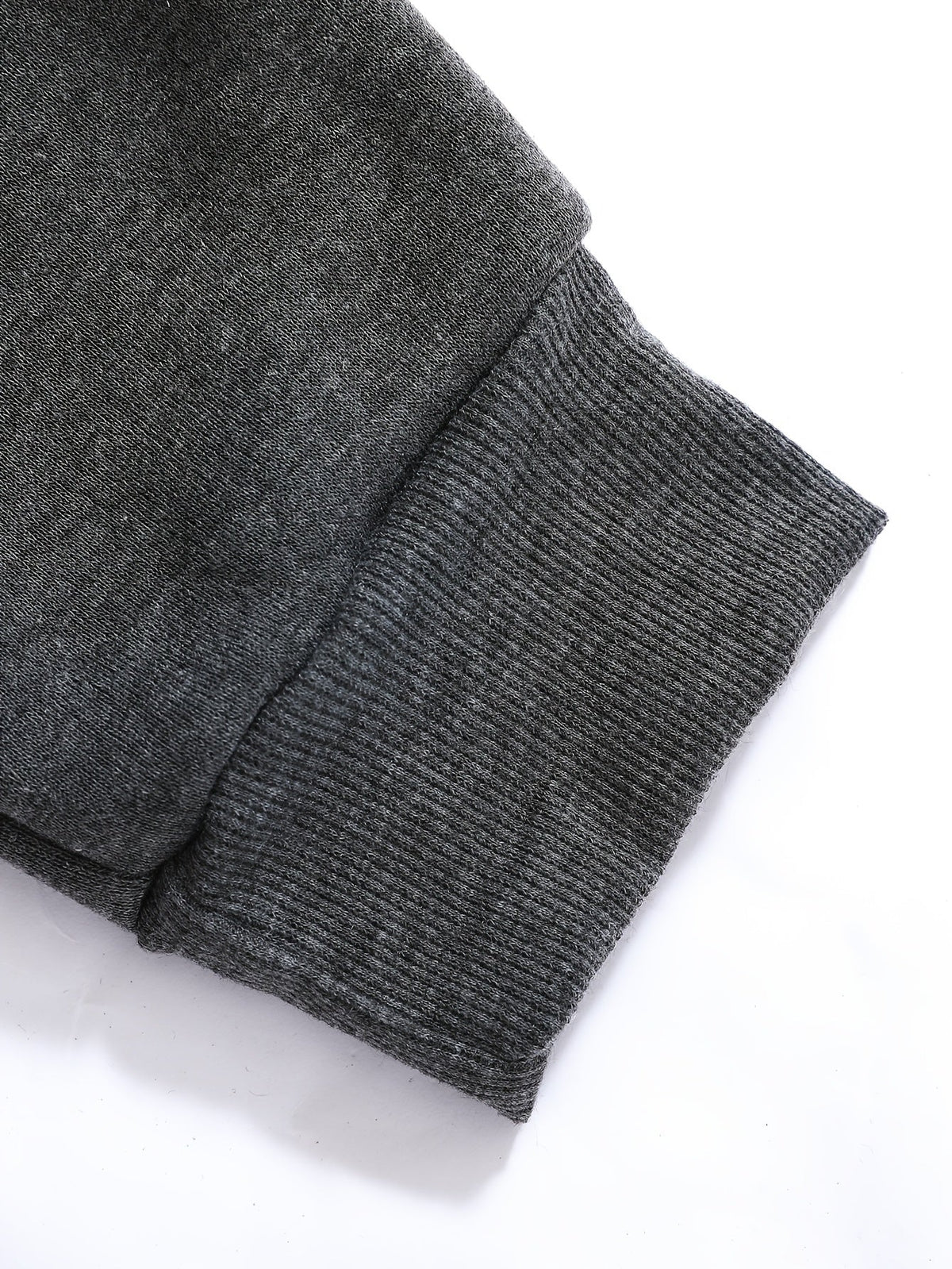 Everyday Sweatshirt for Men | Ribbed Crew Neck Autumn Layering