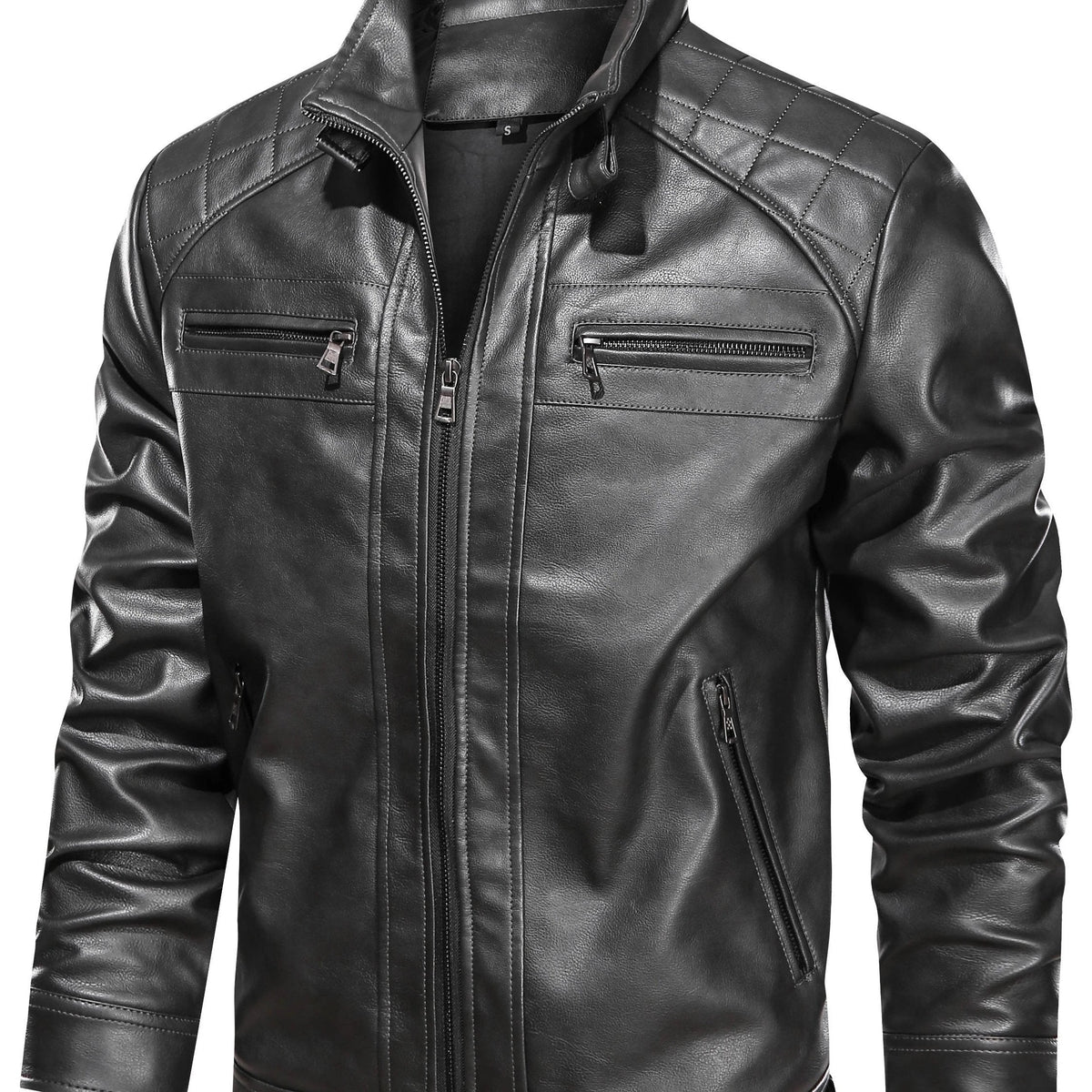 Oversized Winter Jacket for Men | Funnel Neck Autumn Layering