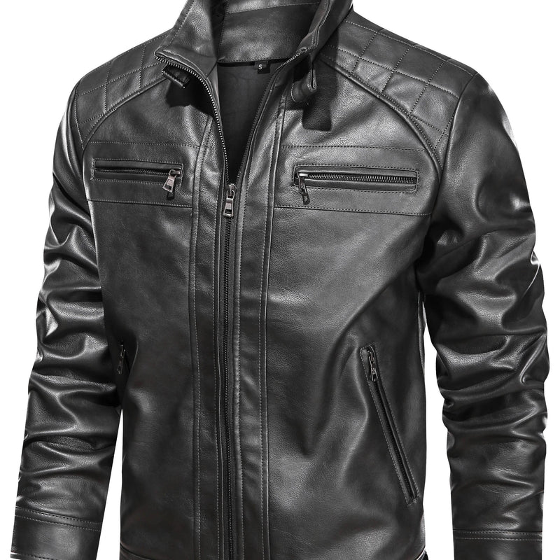 Oversized Winter Jacket for Men | Funnel Neck Autumn Layering