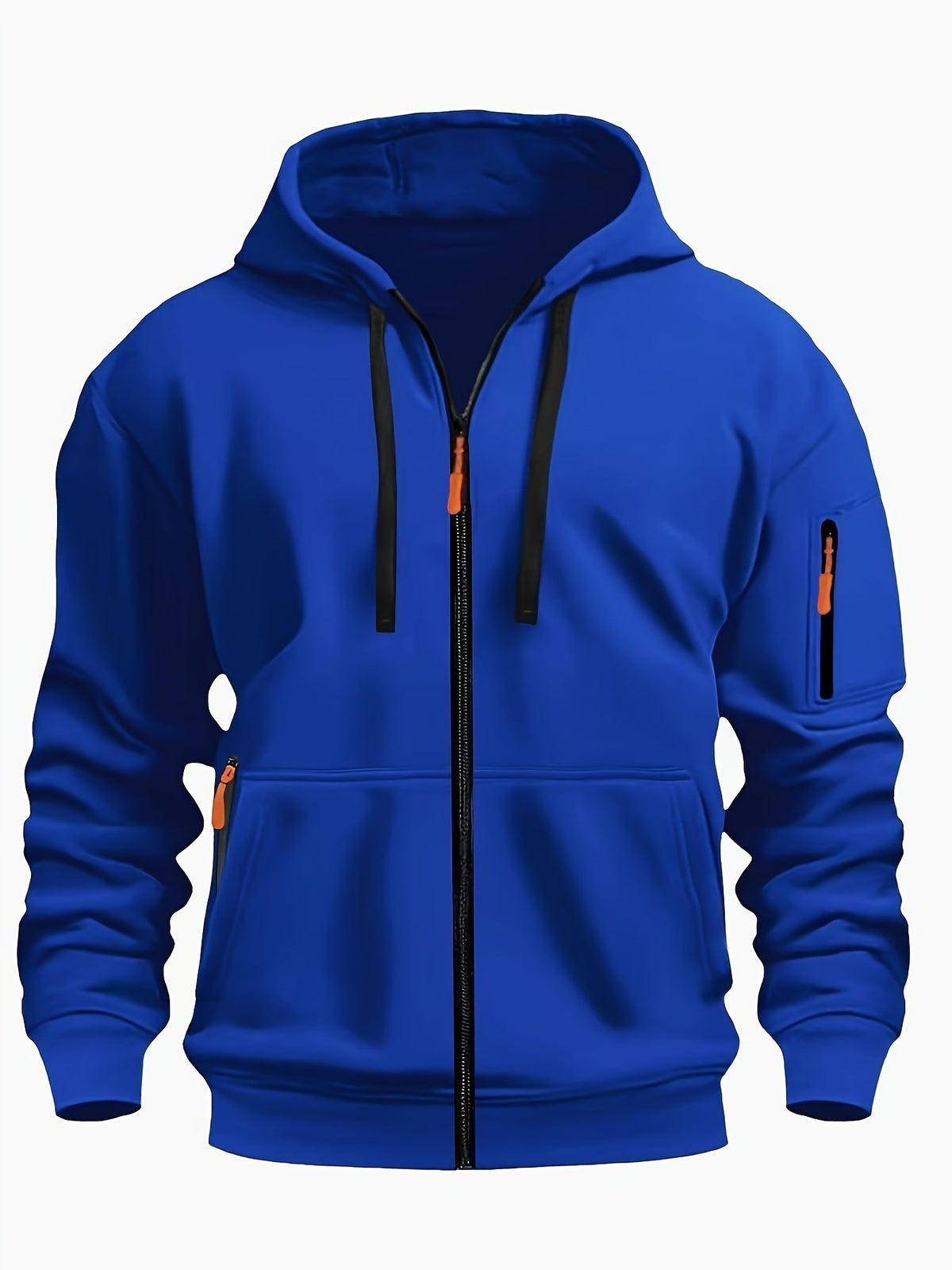 Hooded Hoodie for Women | Drawstring Full Zip Autumn Layering