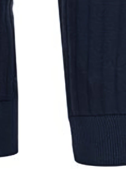 Half Zip Sweater for Men | Ribbed Button Front Warm Winter Layer
