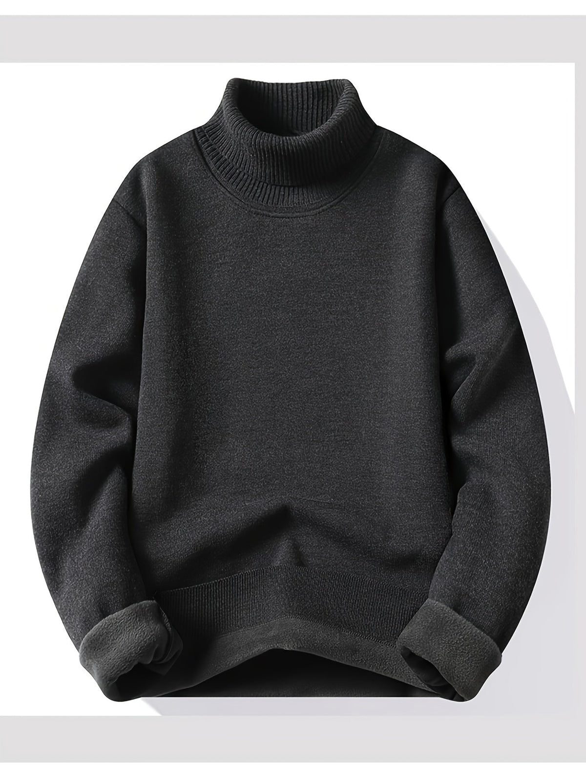 Turtleneck Sweater for Men | Ribbed Cosy Winter Style
