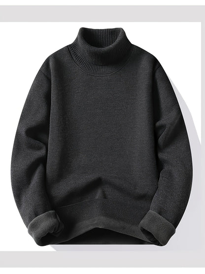 Turtleneck Sweater for Men | Ribbed Cosy Winter Style