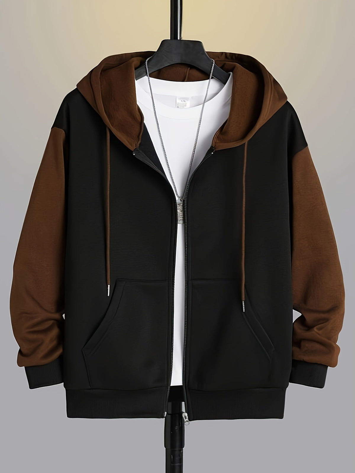 Hooded Hoodie for Men | Side Zip Warm Winter Layer