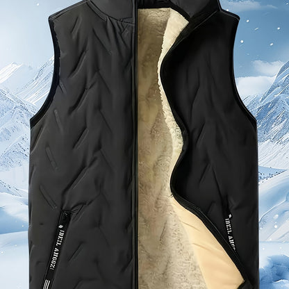 Lightweight Puffer Vest for Men | Side Zip Fleece Lined Fall & Winter 2026