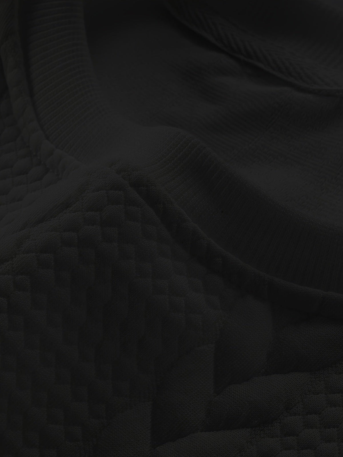 Insulated Sweatshirt for Men | Ribbed Crew Neck Warm Winter Layer