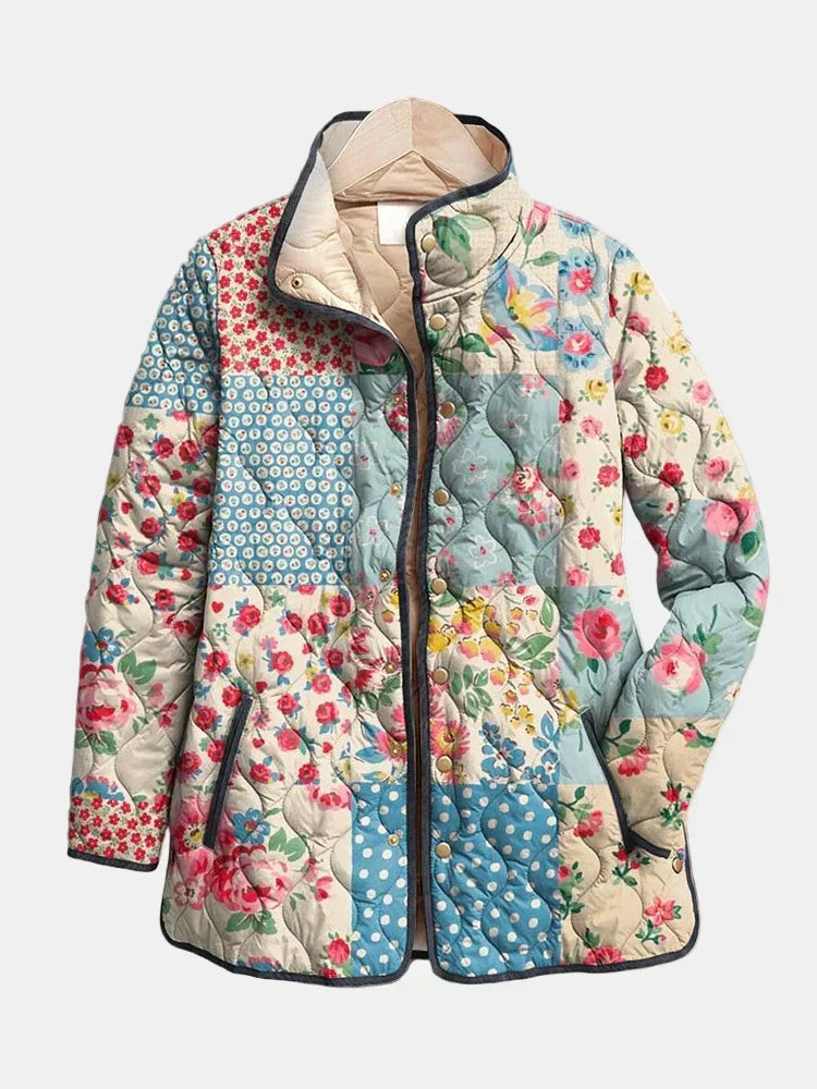 Lightweight Quilted Jacket for Women | Funnel Neck Winter Outerwear