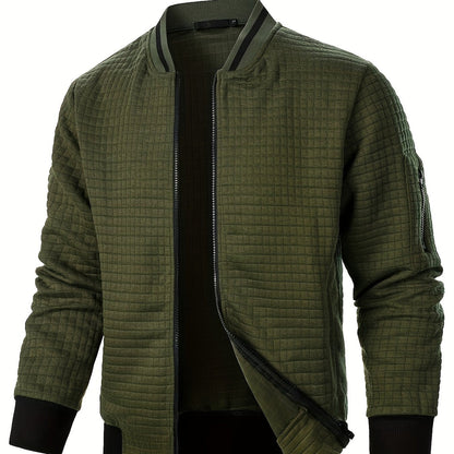 Warm Bomber Jacket for Women | Ribbed Funnel Neck Cold Weather Ready
