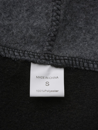 Hooded Hoodie for Men | Side Zip Warm Winter Layer