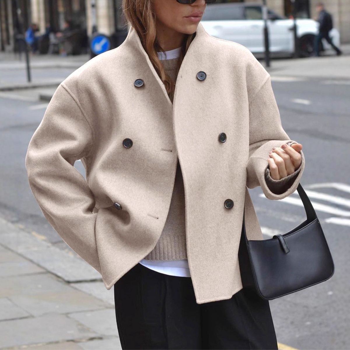 Funnel Neck Winter Coat for Women | Cold Weather Ready