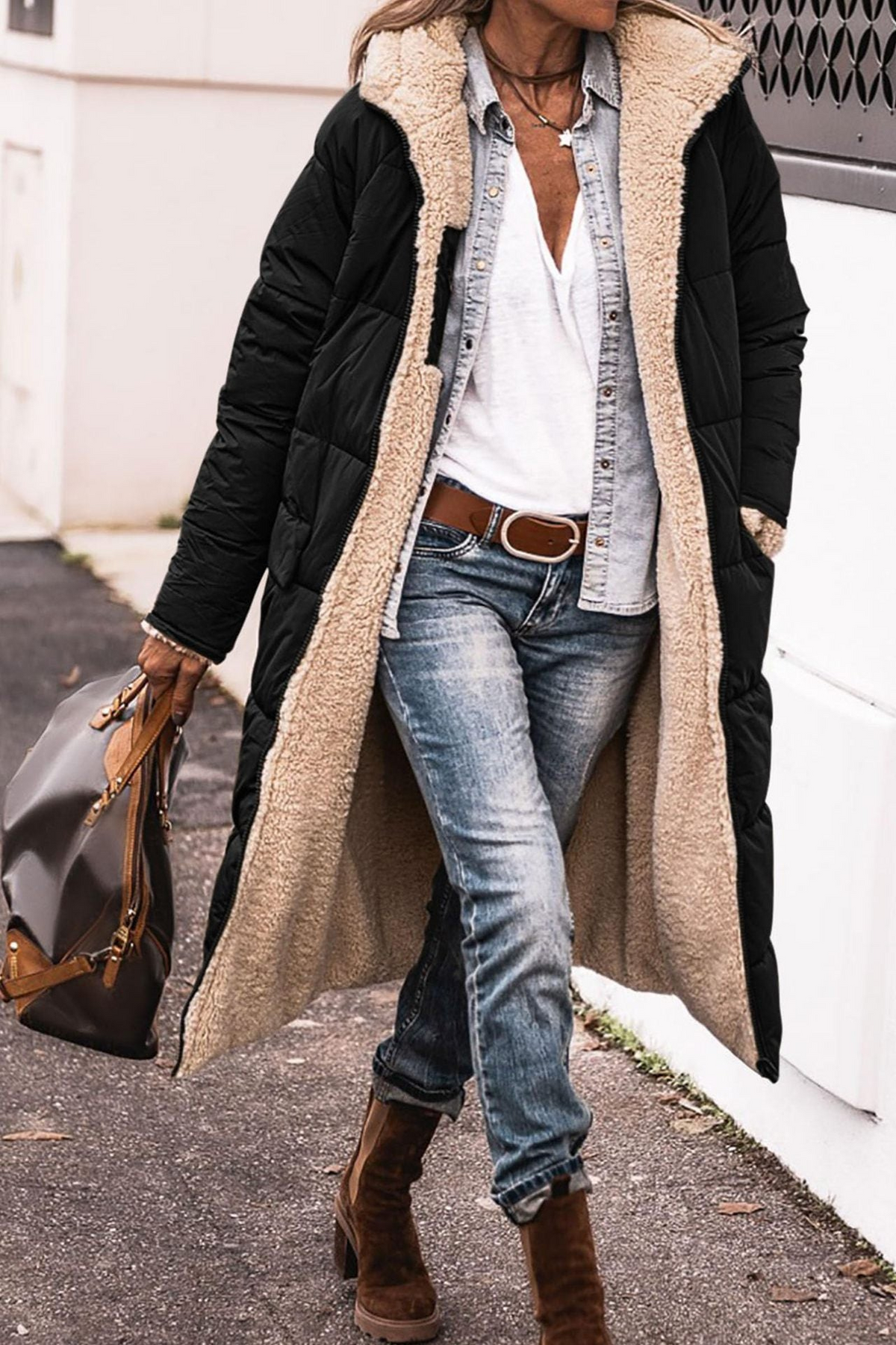 Longline Winter Coat for Women | Cold Weather Ready