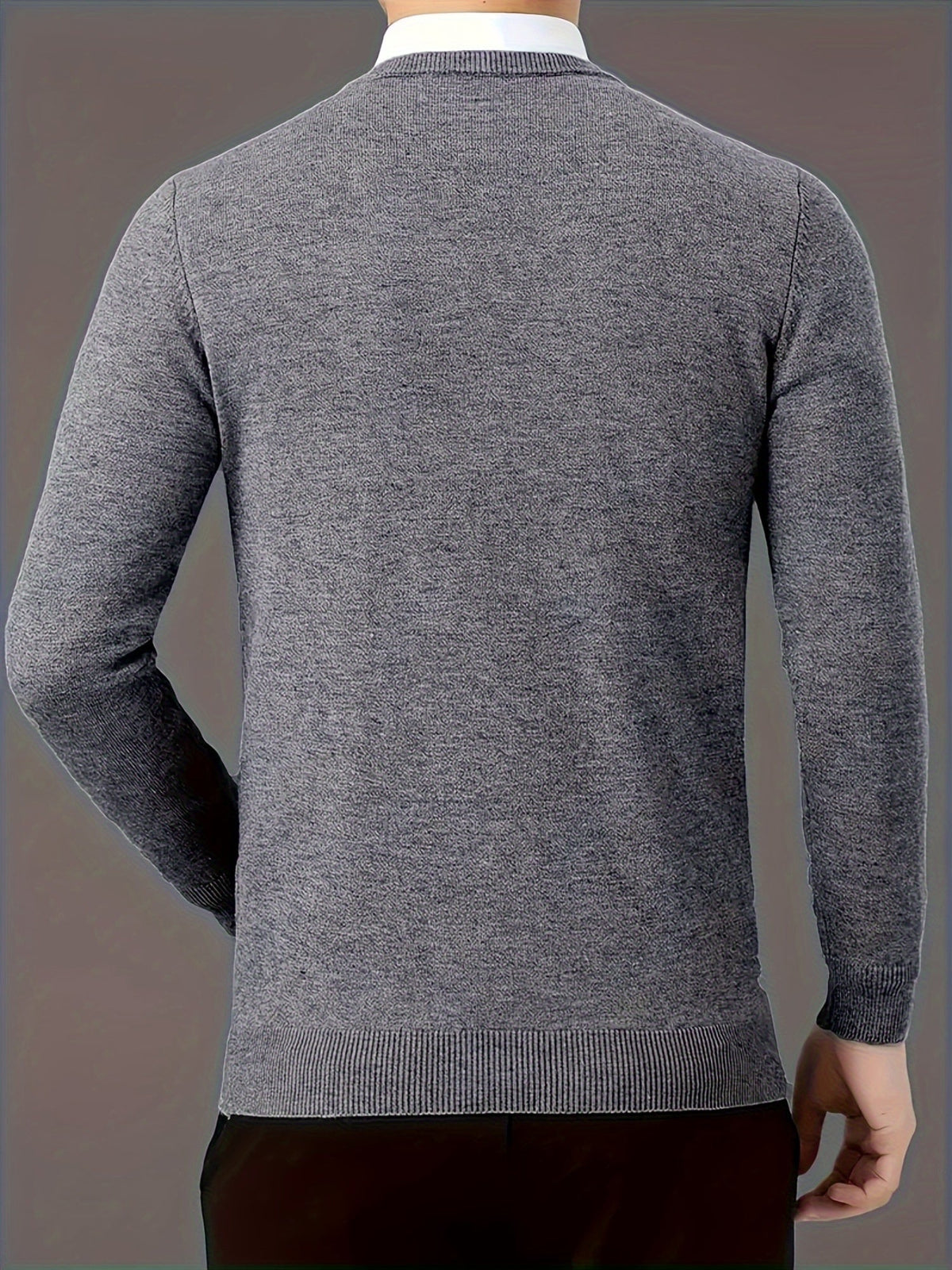 Insulated Sweater for Men | V Neck Lightweight Warm Winter Layer