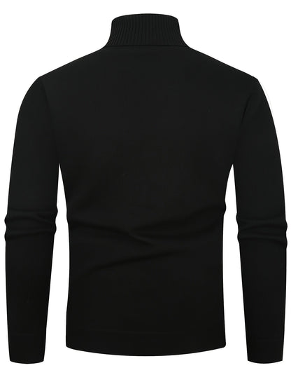 Turtleneck Sweater for Men | Ribbed Cosy Winter Style