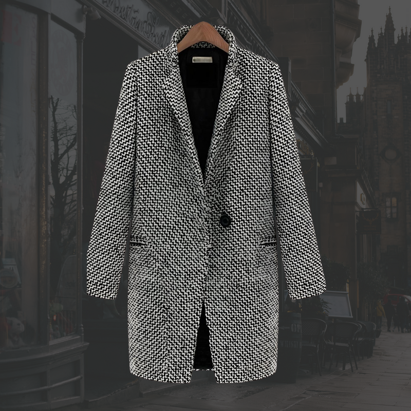 Everyday Winter Coat for Women | Button Front Lapel Collar Cold Weather Ready