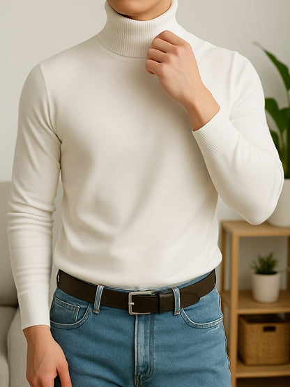 Turtleneck Sweater for Women | Ribbed Insulated Warm Winter Layer