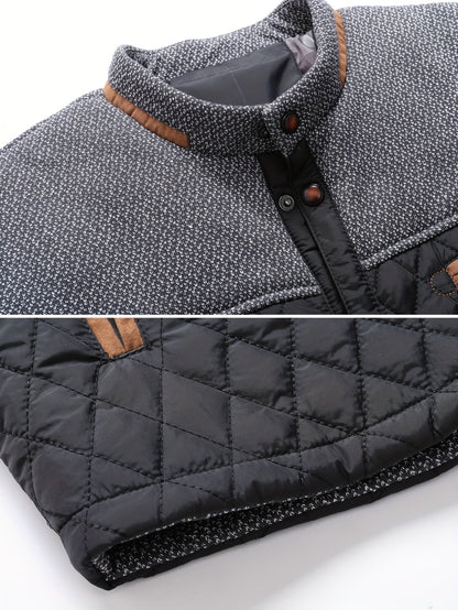 Quilted Puffer Jacket for Women | Funnel Neck Insulated Warm Winter Layer